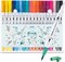 Ohuhu Markers for Adult Coloring Books: 36 Colors Coloring Markers Dual Tips Fine &#x26; Brush Pens Water-Based Art Markers for Kids Adults Drawing Sketching Bullet Journal Non-bleeding - Maui - White